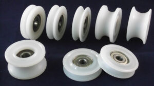 nylon-pulley-wheels-with-bearings-casing sleeves rollers-